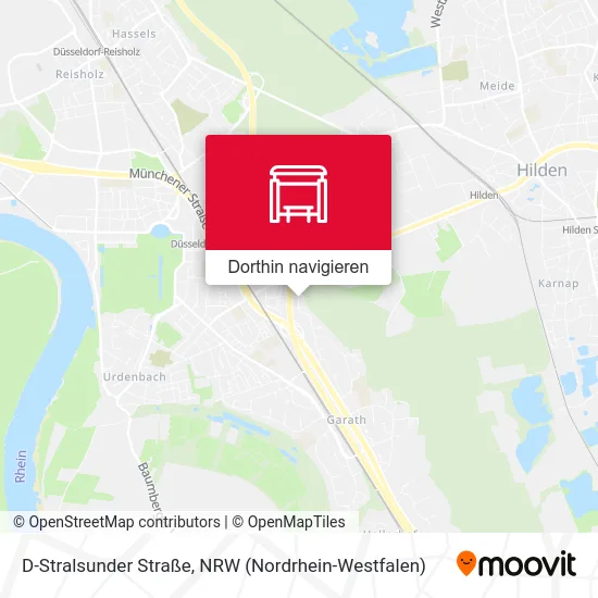 D-Stralsunder Straße Karte