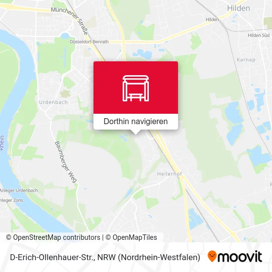 D-Erich-Ollenhauer-Str. Karte