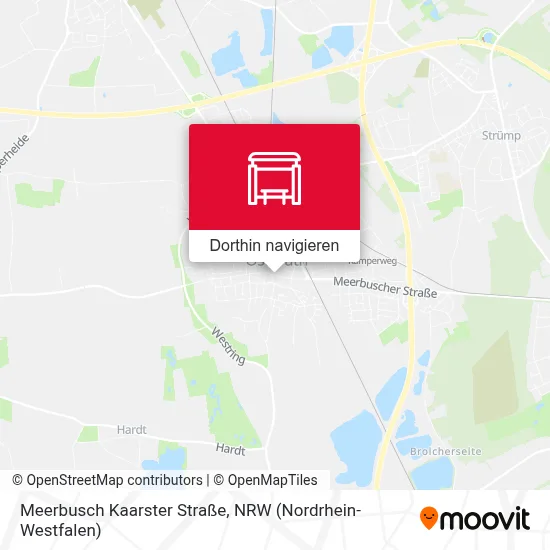 Meerbusch Kaarster Straße Karte