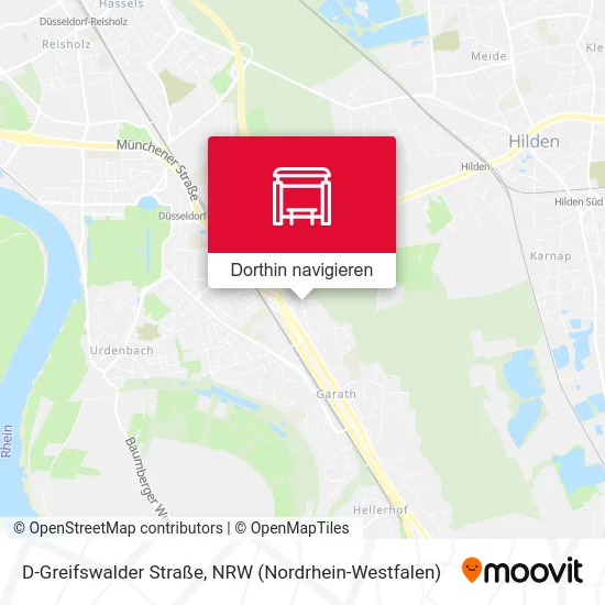 D-Greifswalder Straße Karte