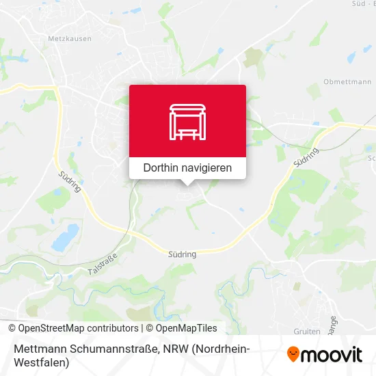 Mettmann Schumannstraße Karte