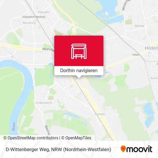 D-Wittenberger Weg Karte