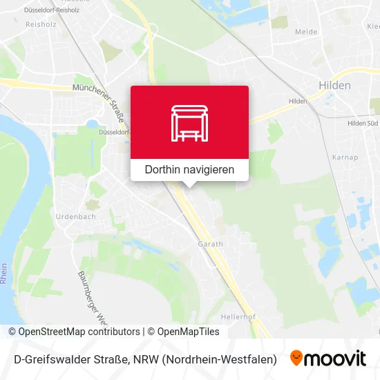 D-Greifswalder Straße Karte