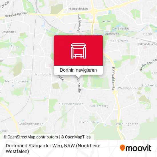 Dortmund Stargarder Weg Karte