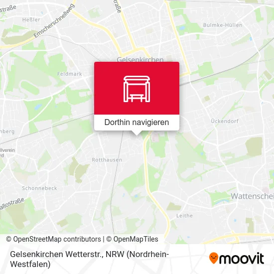 Gelsenkirchen Wetterstr. Karte