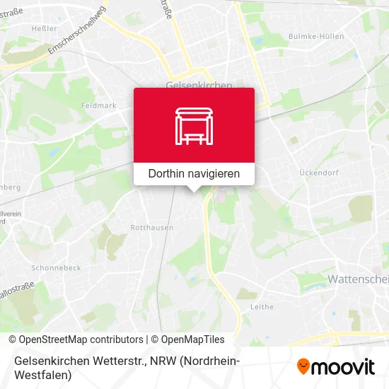 Gelsenkirchen Wetterstr. Karte