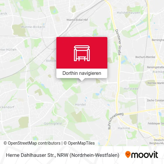 Herne Dahlhauser Str. Karte