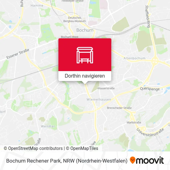 Bochum Rechener Park Karte