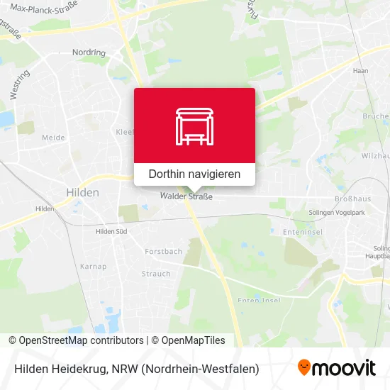 Hilden Heidekrug Karte