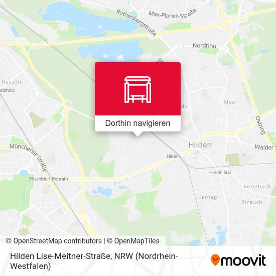 Hilden Lise-Meitner-Straße Karte