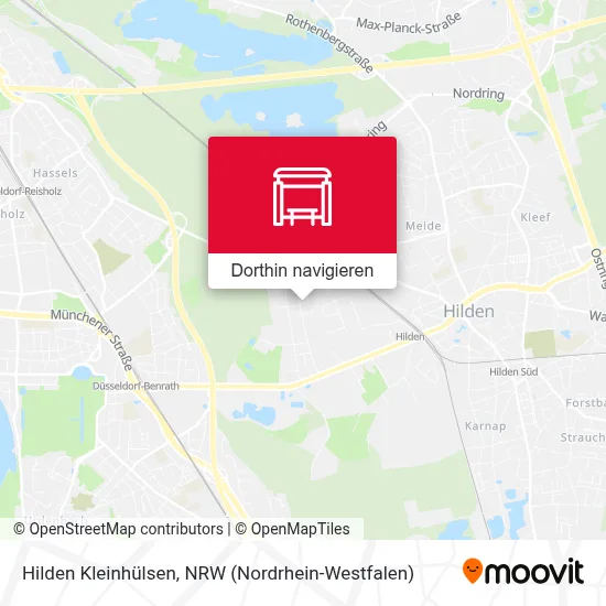 Hilden Kleinhülsen Karte