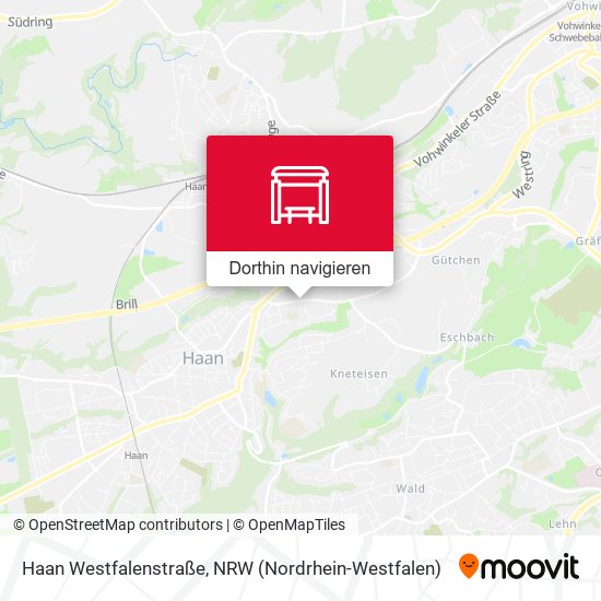 Haan Westfalenstraße Karte
