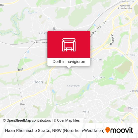 Haan Rheinische Straße Karte