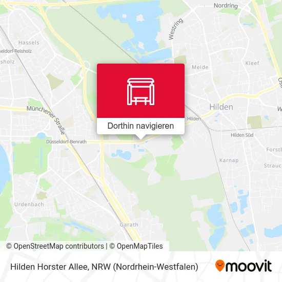 Hilden Horster Allee Karte