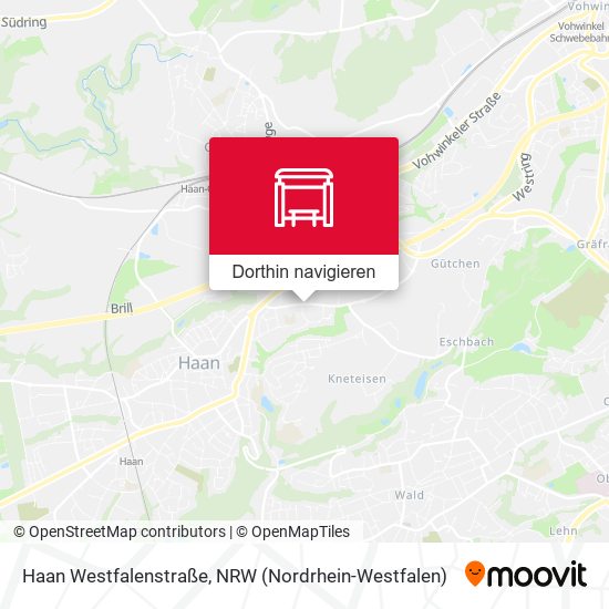 Haan Westfalenstraße Karte