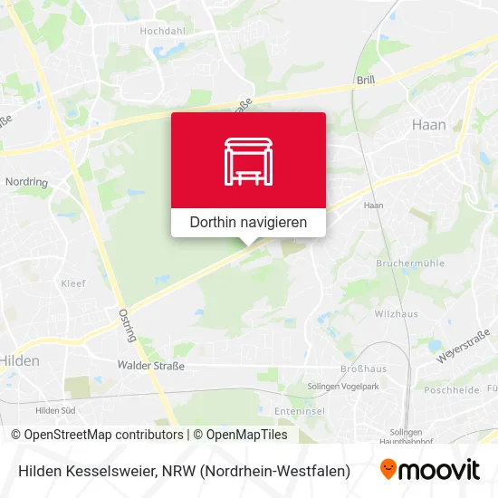 Hilden Kesselsweier Karte