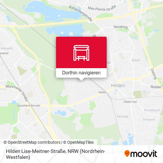 Hilden Lise-Meitner-Straße Karte