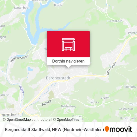 Bergneustadt Stadtwald Karte