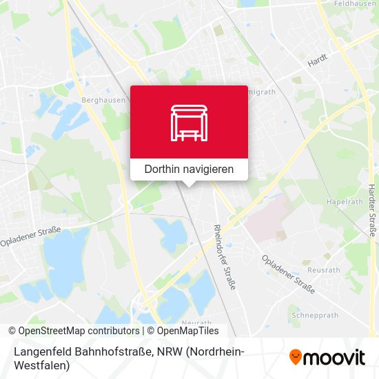 Langenfeld Bahnhofstraße Karte