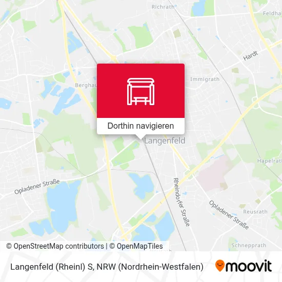 Langenfeld (Rheinl) S Karte