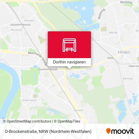 D-Brockenstraße Karte