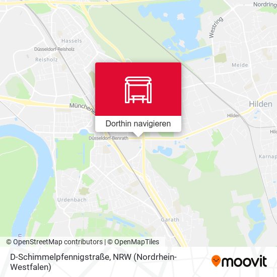 D-Schimmelpfennigstraße Karte