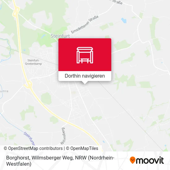Borghorst, Wilmsberger Weg Karte