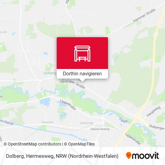 Dolberg, Hermesweg Karte