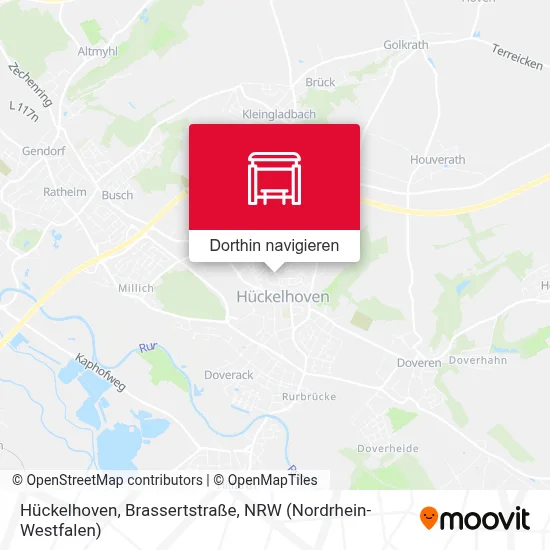 Hückelhoven, Brassertstraße Karte