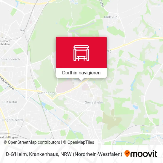 D-G'Heim, Krankenhaus Karte