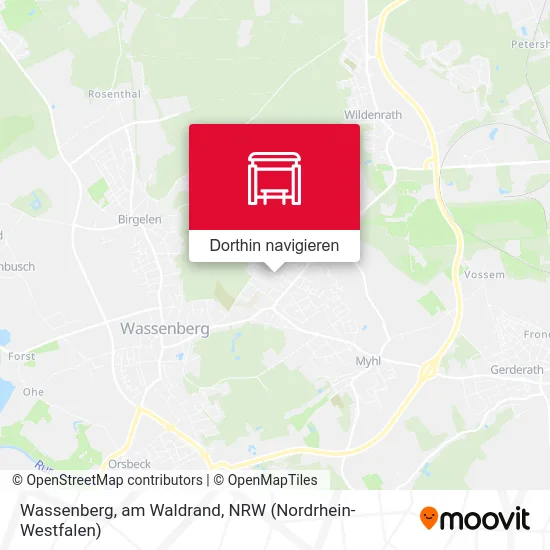 Wassenberg, am Waldrand Karte