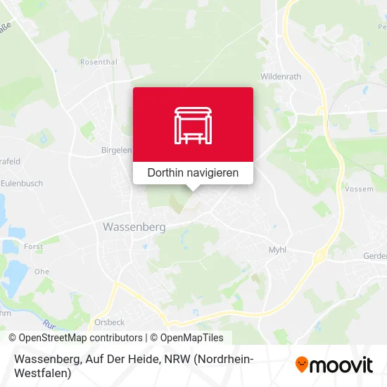 Wassenberg, Auf Der Heide Karte