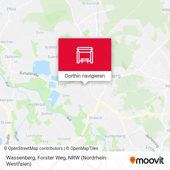 Wassenberg, Forster Weg Karte