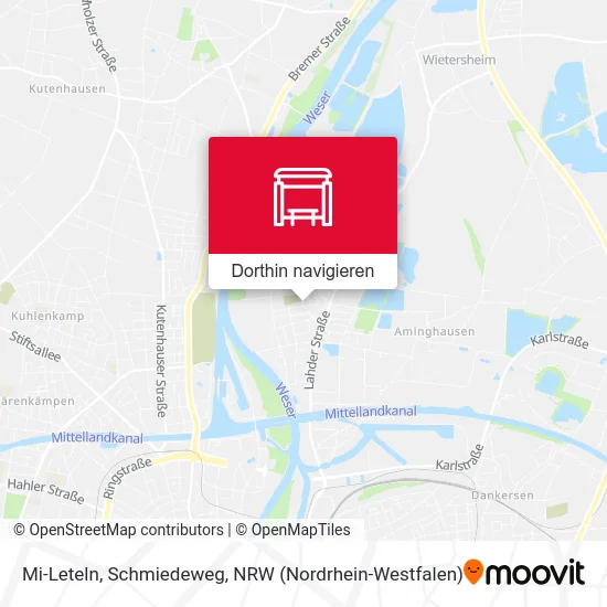 Mi-Leteln, Schmiedeweg Karte