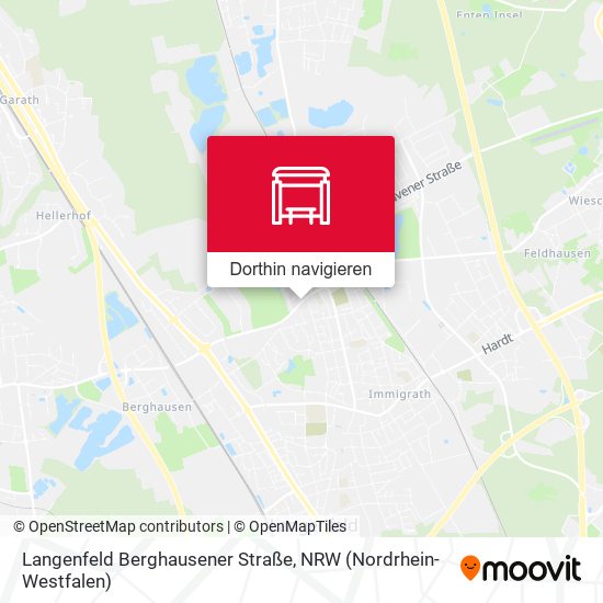 Langenfeld Berghausener Straße Karte