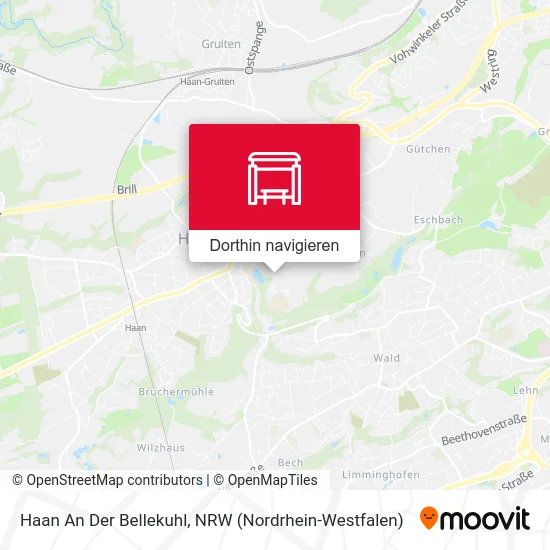 Haan An Der Bellekuhl Karte