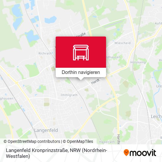 Langenfeld Kronprinzstraße Karte
