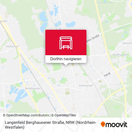 Langenfeld Berghausener Straße Karte