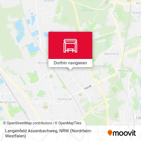 Langenfeld Assenbachweg Karte