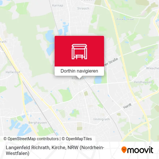 Langenfeld Richrath, Kirche Karte