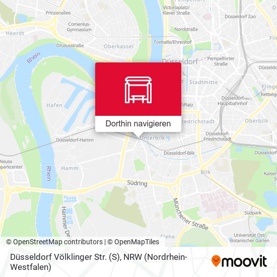 Düsseldorf Völklinger Str. Karte