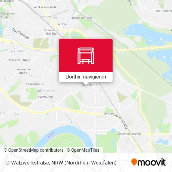 D-Walzwerkstraße Karte