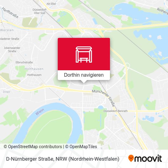 D-Nürnberger Straße Karte