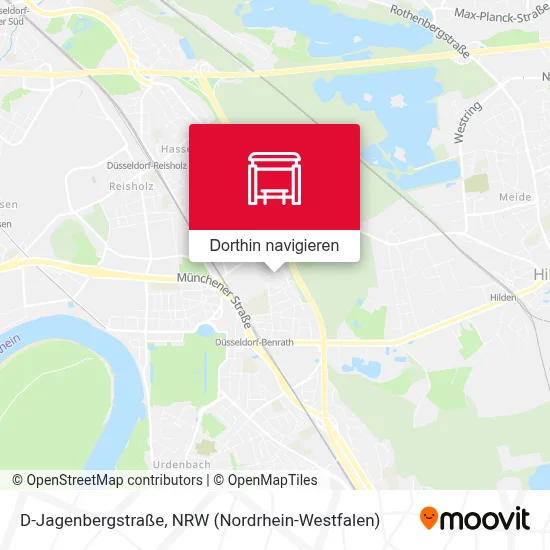 D-Jagenbergstraße Karte
