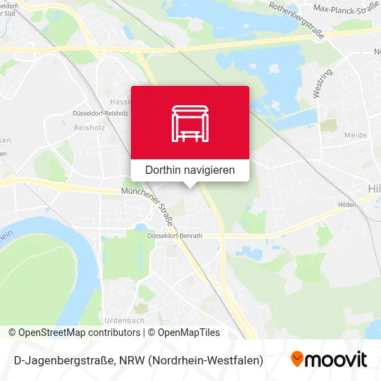 D-Jagenbergstraße Karte