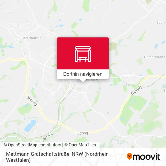 Mettmann Grafschaftstraße Karte