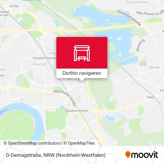 D-Demagstraße Karte