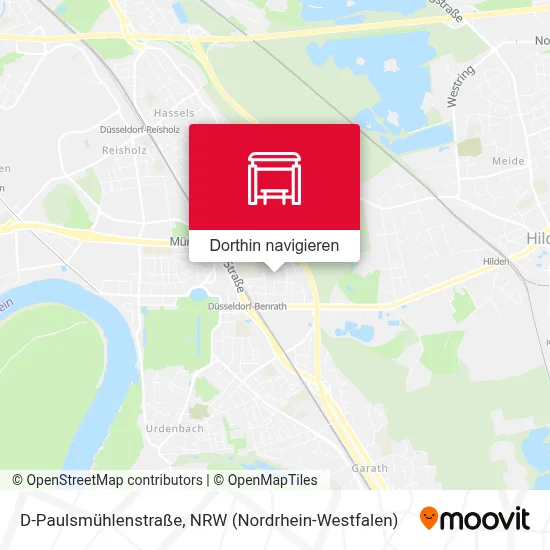 D-Paulsmühlenstraße Karte