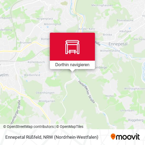 Ennepetal Rüßfeld Karte