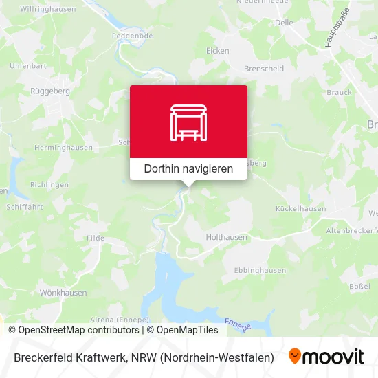 Breckerfeld Kraftwerk Karte
